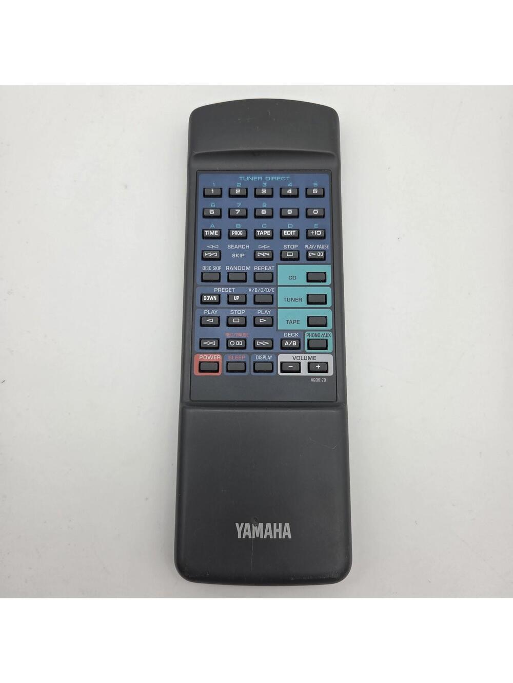 Genuine Yamaha VQ36170 Remote Control Tuner Direct OEM - Tested Quick Shipping